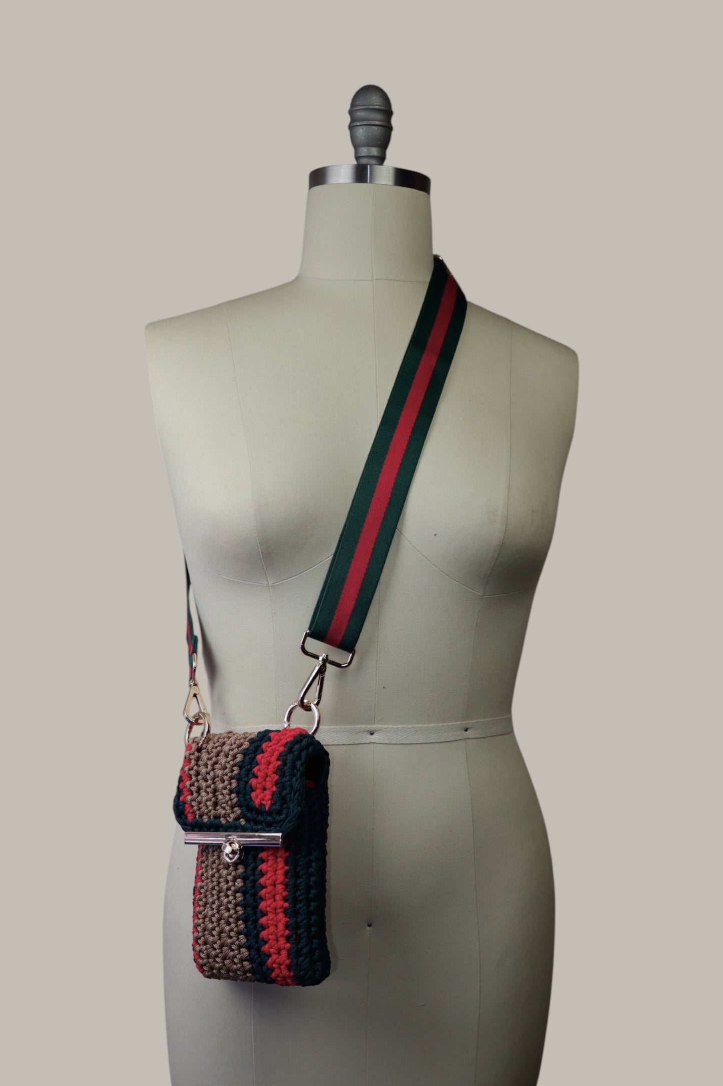 Classic Stripe Mini Crossbody