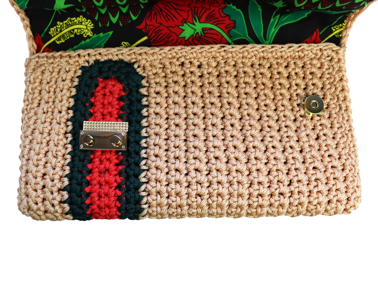 Classic Stripe Clutch